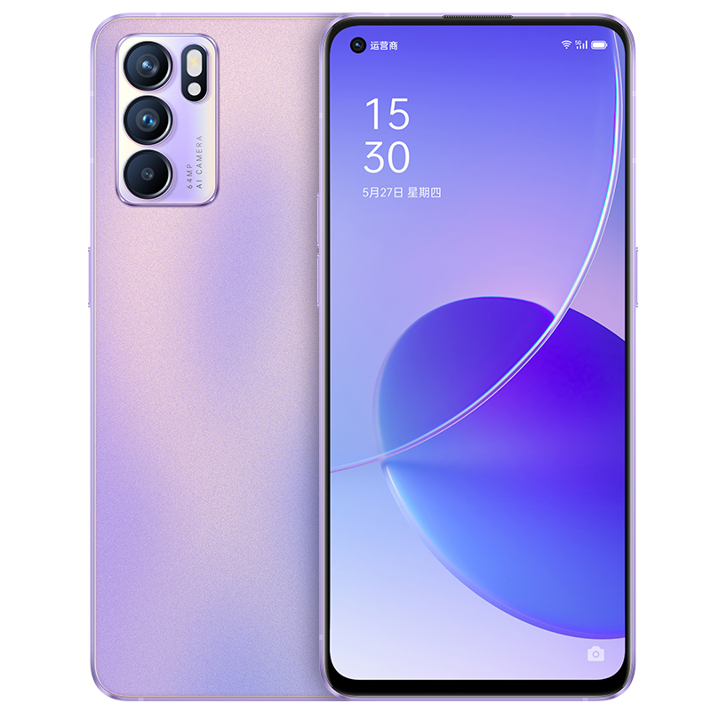 OPPO Reno6 5G 星黛紫 12+256G